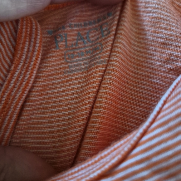 The Children's Place Pumpkin Dress with Orange Tulle. Snap Bottom, Adorable. - Picture 6 of 10